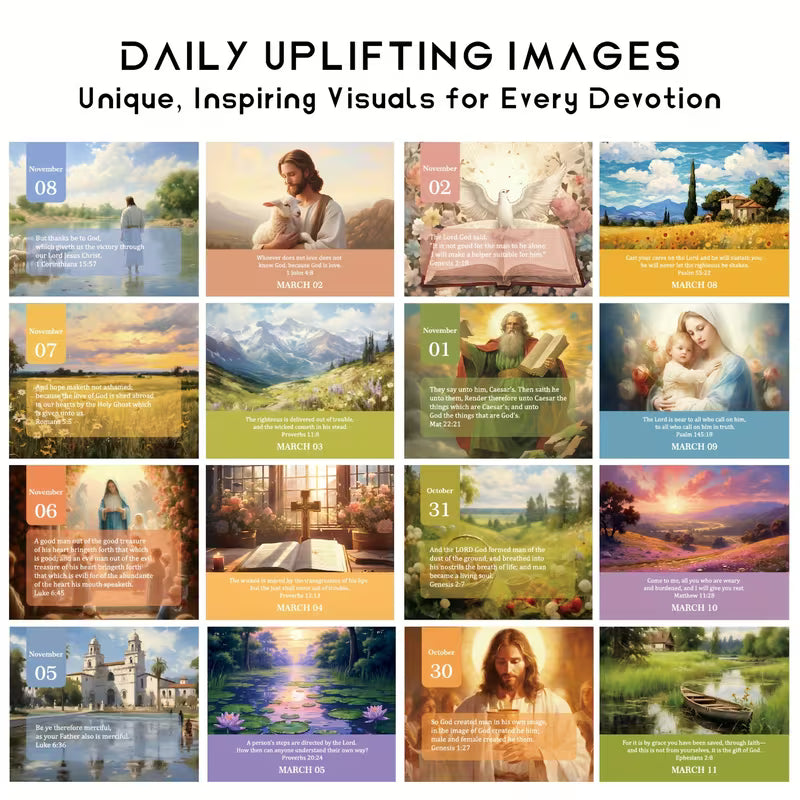 2026 Christian Daily Verse Calendar – 365 Days of God’s Promises