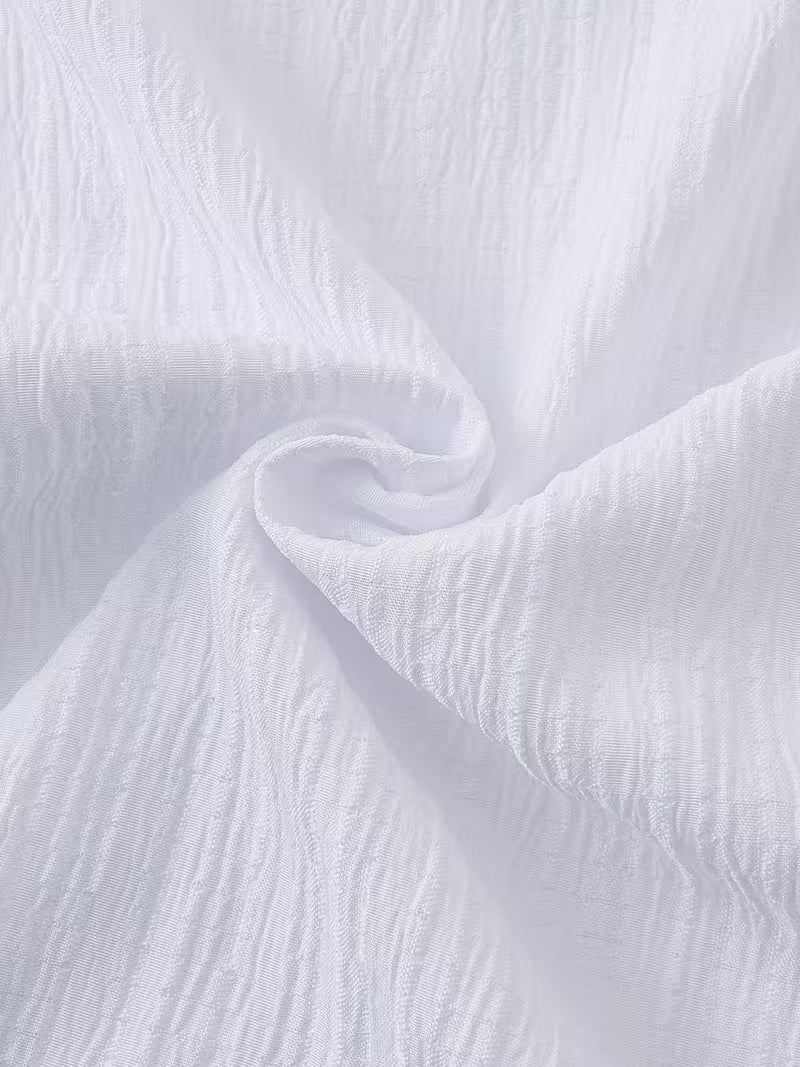 Men’s Elegant Stand Collar Shirt – Classic Christian Formal Wear