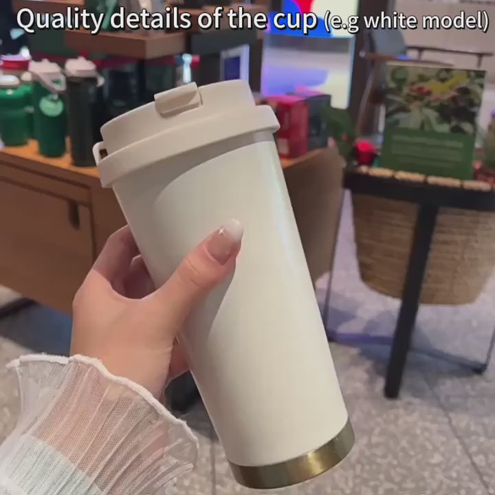 Christian Insulated Coffee Tumbler with Bible Verse – Double Wall Faith Travel Mug